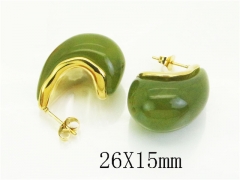 HY Wholesale Earrings 316L Stainless Steel Earrings Jewelry-HY80E1170O5