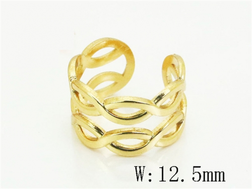 HY Wholesale Rings Jewelry Stainless Steel 316L Rings-HY41R0075BJO