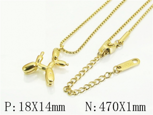 HY Wholesale Stainless Steel 316L Jewelry Popular Necklaces-HY41N0358ML