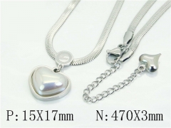 HY Wholesale Stainless Steel 316L Jewelry Popular Necklaces-HY41N0343NL