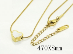 HY Wholesale Stainless Steel 316L Jewelry Popular Necklaces-HY32N0770OR