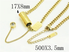 HY Wholesale Stainless Steel 316L Jewelry Popular Necklaces-HY41N0348HEL