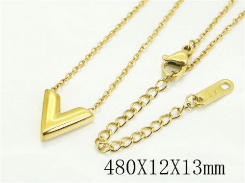 HY Wholesale Stainless Steel 316L Jewelry Popular Necklaces-HY41N0362LL