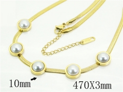 HY Wholesale Stainless Steel 316L Jewelry Popular Necklaces-HY41N0365HXX