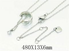 HY Wholesale Stainless Steel 316L Jewelry Popular Necklaces-HY30N0123OL