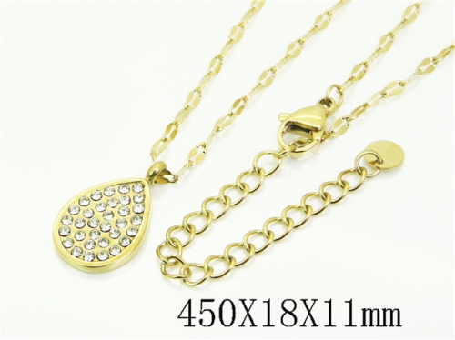 HY Wholesale Stainless Steel 316L Jewelry Popular Necklaces-HY30N0138HEE