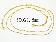 HY Wholesale Stainless Steel 316L Jewelry Popular Necklaces-HY30N0146NX