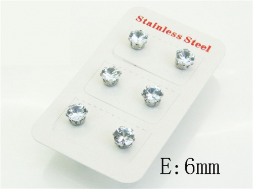 HY Wholesale Earrings 316L Stainless Steel Earrings Jewelry-HY80E1151JE