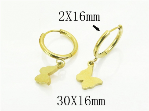 HY Wholesale Earrings 316L Stainless Steel Earrings Jewelry-HY80E1167JW