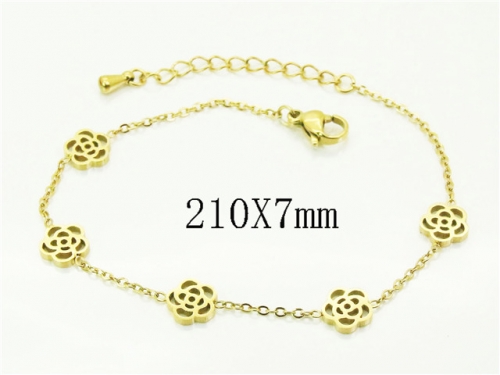HY Wholesale Bracelets 316L Stainless Steel Jewelry Bracelets-HY32B1147OB