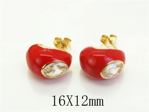 HY Wholesale Earrings 316L Stainless Steel Earrings Jewelry-HY80E1168OL