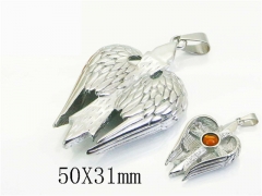 HY Wholesale Pendant Jewelry 316L Stainless Steel Jewelry Pendant-HY62P0362OR