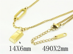 HY Wholesale Stainless Steel 316L Jewelry Popular Necklaces-HY41N0359WML
