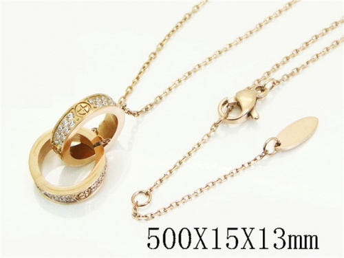 HY Wholesale Stainless Steel 316L Jewelry Popular Necklaces-HY30N0129IOF