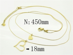 HY Wholesale Stainless Steel 316L Jewelry Popular Necklaces-HY30N0119OS