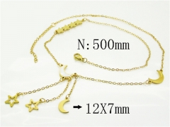 HY Wholesale Stainless Steel 316L Jewelry Popular Necklaces-HY80N0929ML