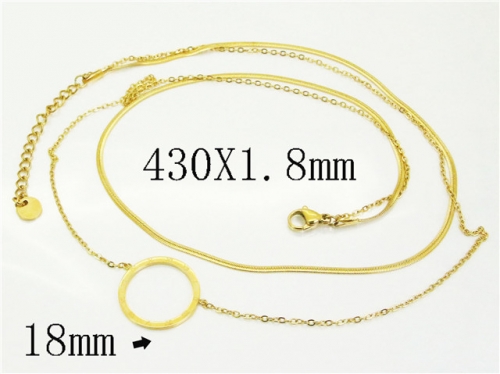 HY Wholesale Stainless Steel 316L Jewelry Popular Necklaces-HY30N0096HNZ
