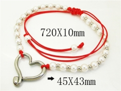 HY Wholesale Stainless Steel 316L Jewelry Popular Necklaces-HY21N0213HOQ