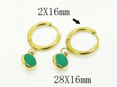 HY Wholesale Earrings 316L Stainless Steel Earrings Jewelry-HY80E1166JL