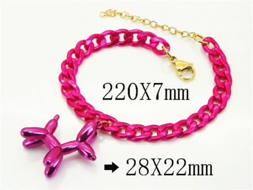 HY Wholesale Bracelets 316L Stainless Steel Jewelry Bracelets-HY21B0623HKB