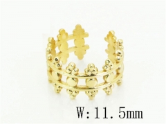 HY Wholesale Rings Jewelry Stainless Steel 316L Rings-HY41R0088BJO