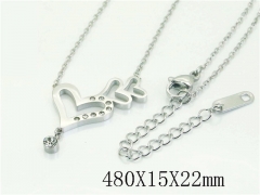 HY Wholesale Stainless Steel 316L Jewelry Popular Necklaces-HY80N0920ML