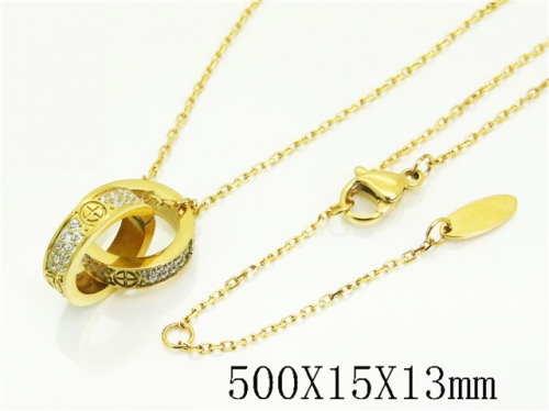 HY Wholesale Stainless Steel 316L Jewelry Popular Necklaces-HY30N0128IOD