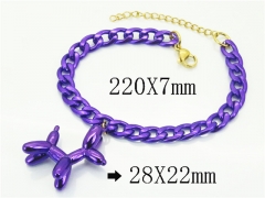 HY Wholesale Bracelets 316L Stainless Steel Jewelry Bracelets-HY21B0626HKW