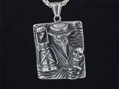 HY Wholesale Pendant Jewelry Stainless Steel Pendant (not includ chain)-HY0154P0519