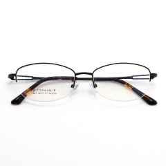 SY-1847 Titanium Glasses Women Optical Custom Oem Metal Glass Frames