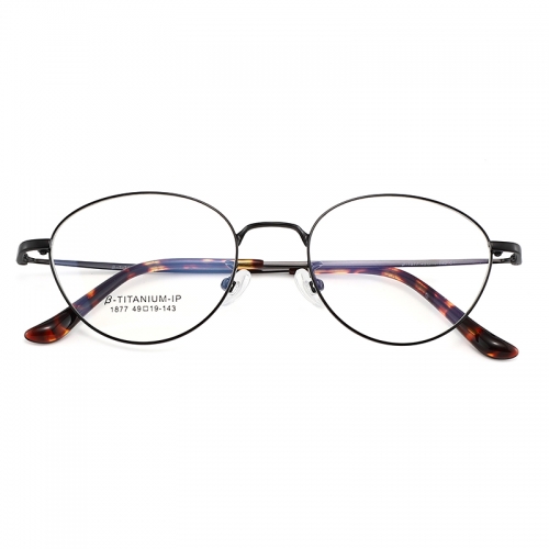 SY-1877 Literaty Titanium Glasses Frame Optical for Prescription