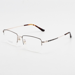 SY-1849 Titanium Glasses Women Optical Custom Oem Metal Glass Frames