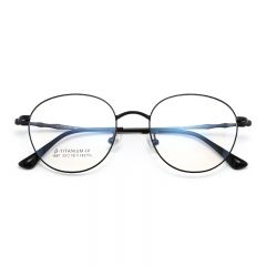 SY-1887 New Stylish Eyeglasses Classic Eyewear Round Metal Optical Glasses