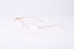 YX0017 Latest fashion Glasses White Metal Frames Adult Optical Eyeglasses Frames