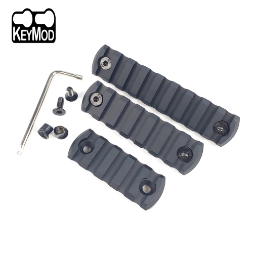 5, 7, 9 Slot CNC Aluminum Picatinny/Weaver Rail Section For Keymod Handguard