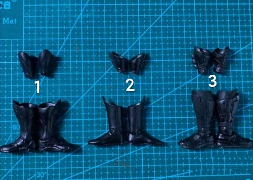 GW Batmann ( Three styles) black gloves and black boots 1：12