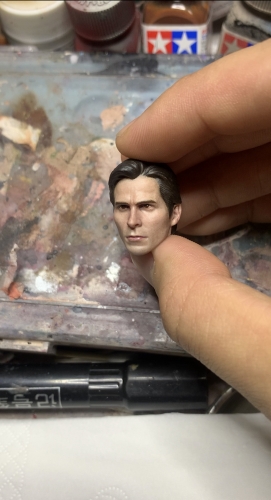 batman bale  (fine paint) headsculpt 1:12