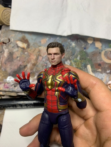 ML MEZCO SHF Spider-man Tom Holland (Real person)headsculpt 1/12