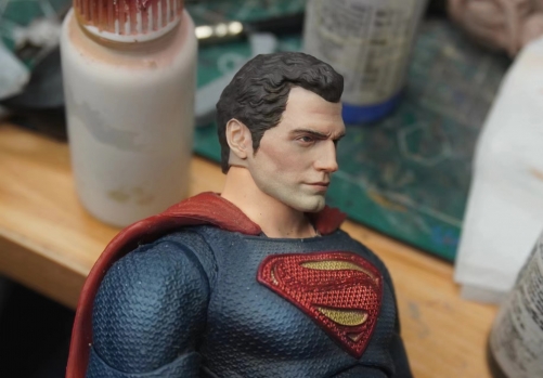Henry Superman headsculpt 1:12