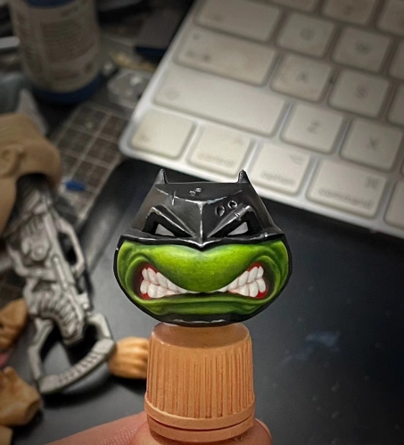 Batman v Teenage Mutant Ninja Turtles headsculpt(2.0) 1:12