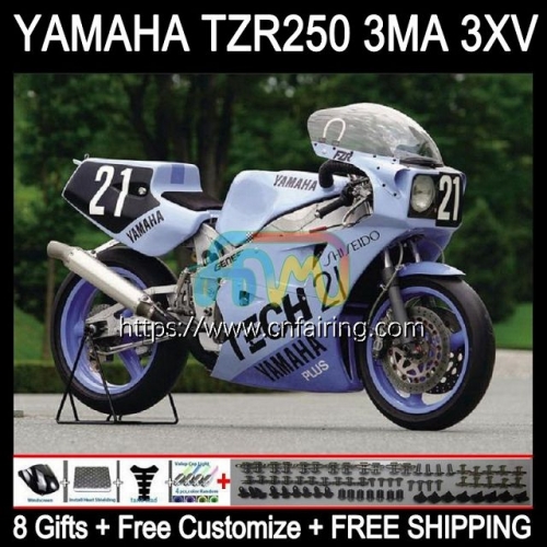 Bodyworks Kit For YAMAHA TZR 250 TZR250 RS RR R 1988 1989 1990 1991 Body TZR250RR TZR-250 TZR250R YPVS 3MA 88 89 90 91 Fairing Light Blue 114HM.50