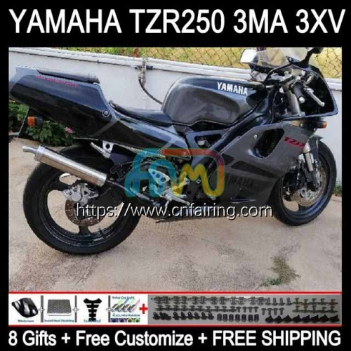 Bodyworks Kit For YAMAHA TZR 250 TZR250 RS RR R 1988 1989 1990 1991 Body TZR250RR TZR-250 TZR250R YPVS 3MA 88 89 90 91 Fairing Black Grey 114HM.87