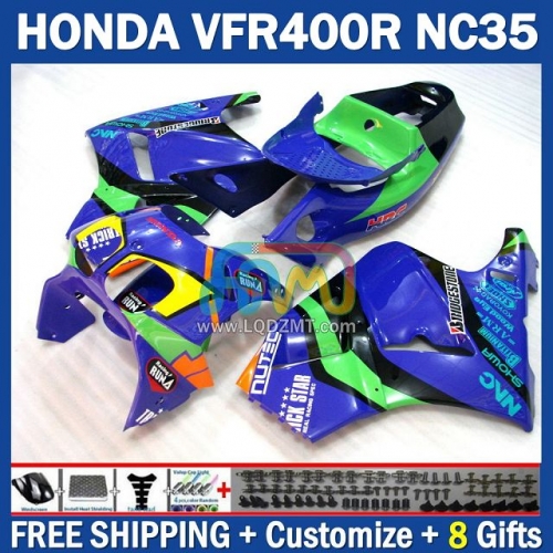 Repsol Blue Green ABS Cowling Full Body Kit For HONDA VFR400R VFR400 VFR RVF 400 R 400R 94 95 96 97 98 246No.46 NC35 RVF 400R 94-98 RVF400R 1994 1995 1996 1997 1998 Years Frame Bodywork Free Customization OEM Motorcycle Fairing Kit With Free Shipping Repsol Blue Green ABS Cowling Full Body Kit For HONDA VFR400R VFR400 VFR RVF 400 R 400R 94 95 96 97 98 246No.46 NC35 RVF 400R 94-98 RVF400R 1994 1995 1996 1997 1998 Years Frame Bodywork Free Customization OEM Motorcycle Fairing Kit With Free Shipping