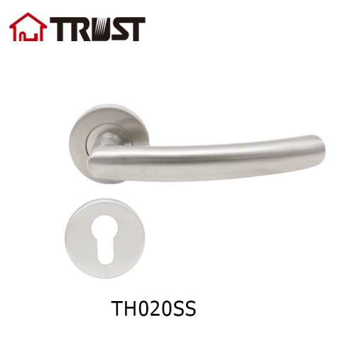 TRUST TH020Stainless Steel Lever Handle Front Door Entry Handle Lockset