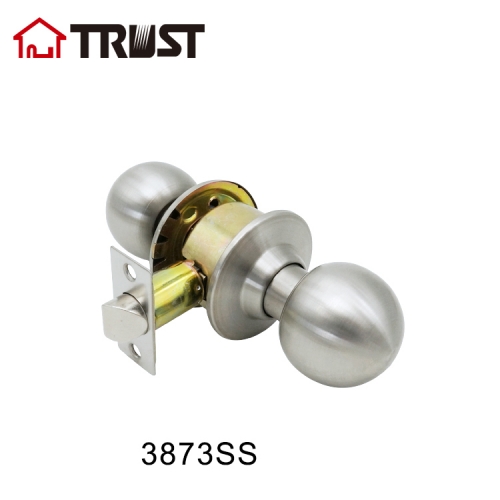 TRUST 3873 Passage Cylindrical Stainless Steel Knob door Lock