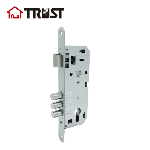 TRUST 8540-3R-SS-ET High Security Mortise Entrance Lock Body With 3 Round Bolt