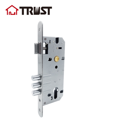 TRUST 8545-3R-SS-ET High Security Mortise Entrance Lock Body With 3 Round Bolt