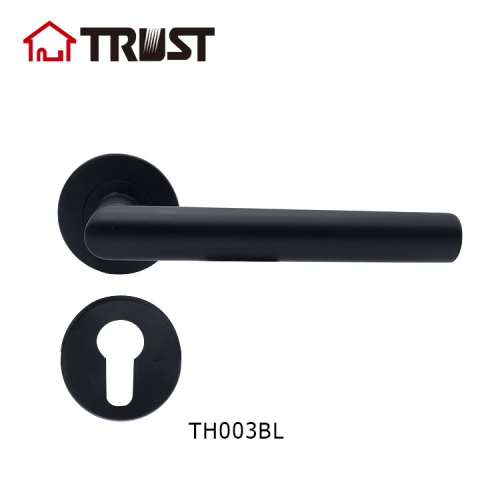 TRUST TH003BL SUS304 Black Finish Lever Handle Lockset