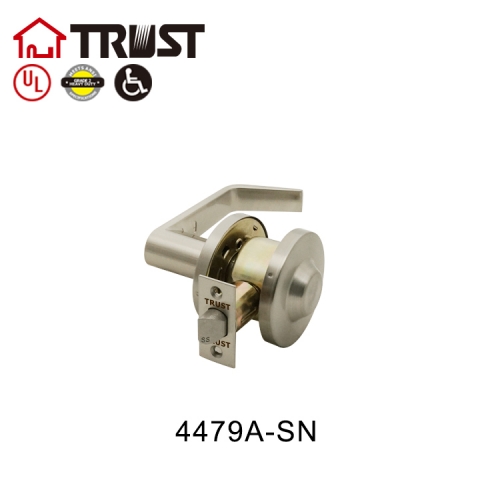 TRUST 4479-A-SN Exit Function ANSI Grade 2 Commercial Lever 75mm Rose