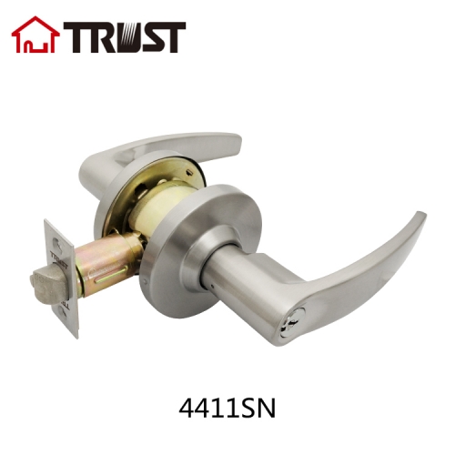 TRUST 4411SN Zinc Alloy Door Lock ANSI Grade 2 Commercial Lever Door Lock